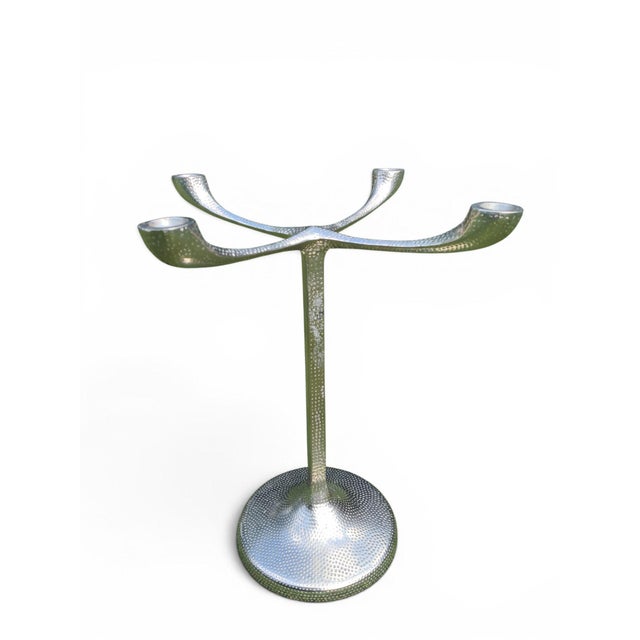Modern Large Brutalist Candlestick from Lambert, Germany, 1970s For Sale - Image 3 of 11