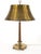Monumental Table Lamp in Brushed Brass and Mahogany by Harald Notini for Böhlmarks, 1950 For Sale - Image 13 of 13
