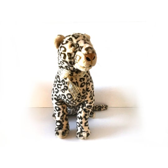 Vintage Large Leopard Stuffed Animal | Chairish