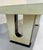 Metal Art Deco Italian Parchment Maple, Black and Brass Stars Table, 1940s For Sale - Image 7 of 17
