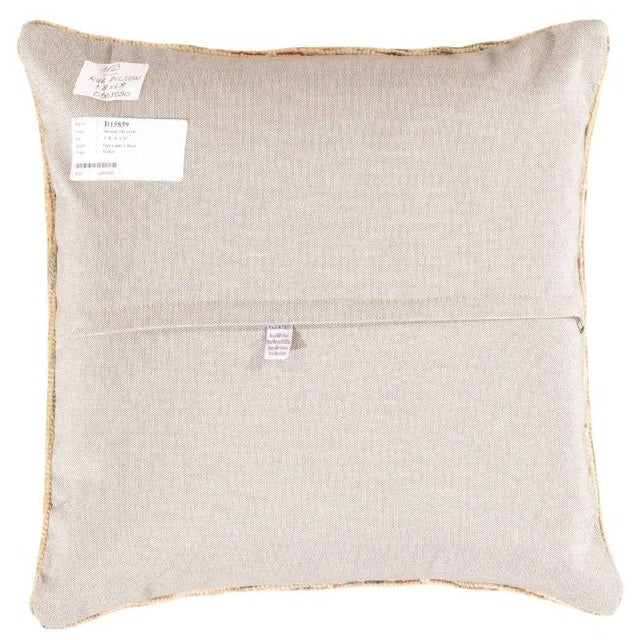 Vintage hand woven Turkish pillow. This is made of wool. Back cotton. Beautiful colors and well made. This pillow features...
