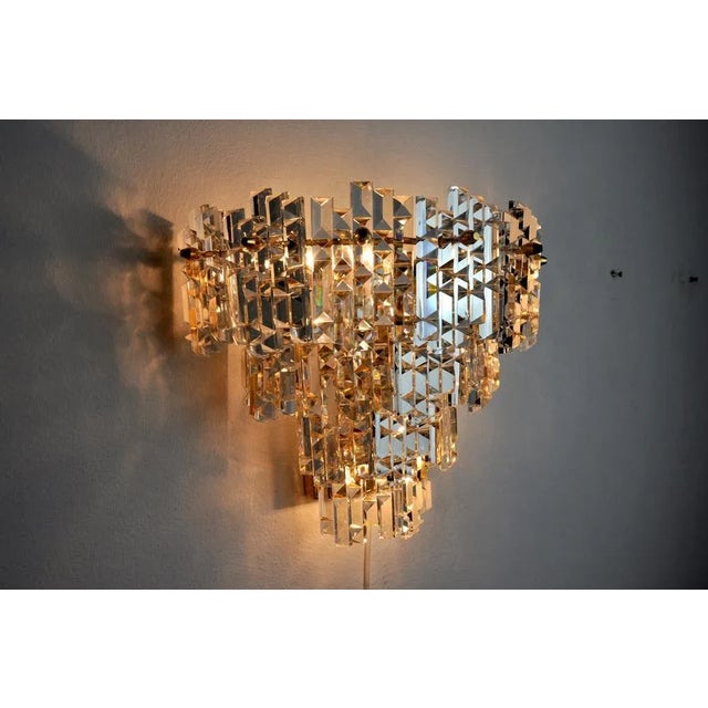 Kinkeldey 3-Tier Sconce from Kinkeldey, Germany, 1970s For Sale - Image 4 of 9