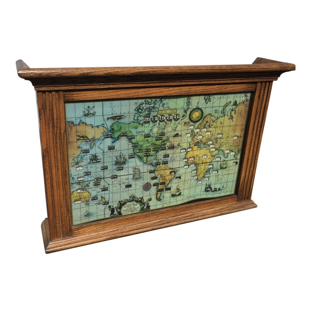 Vintage Howard Miller World Clock Chairish