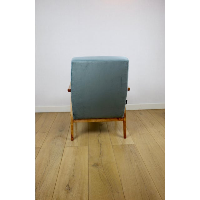 1970s Vintage Light Blue Loft Lounge Chair, 1970s For Sale - Image 5 of 10