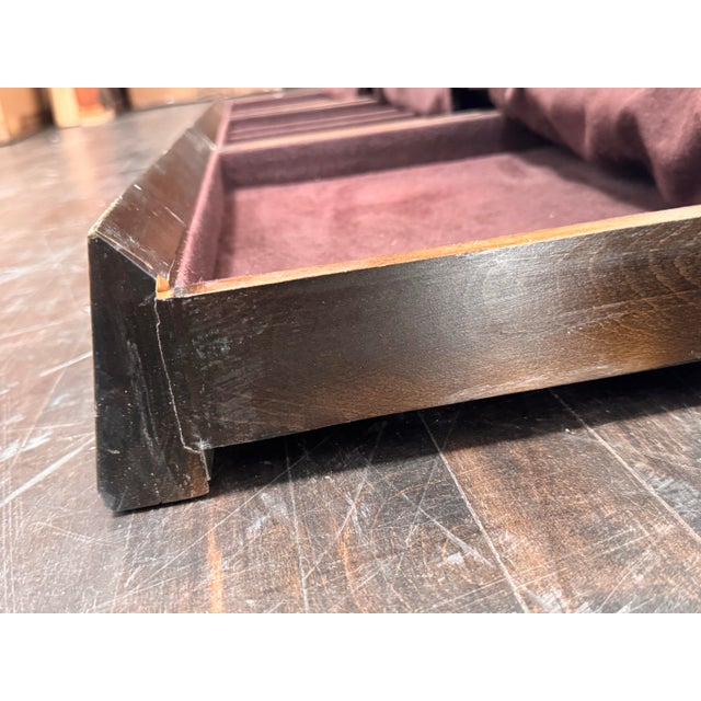 Textile Ken Fulk Custom Wall-Mounted Floating Shelf Console + Three Drawers, Vintage For Sale - Image 7 of 12