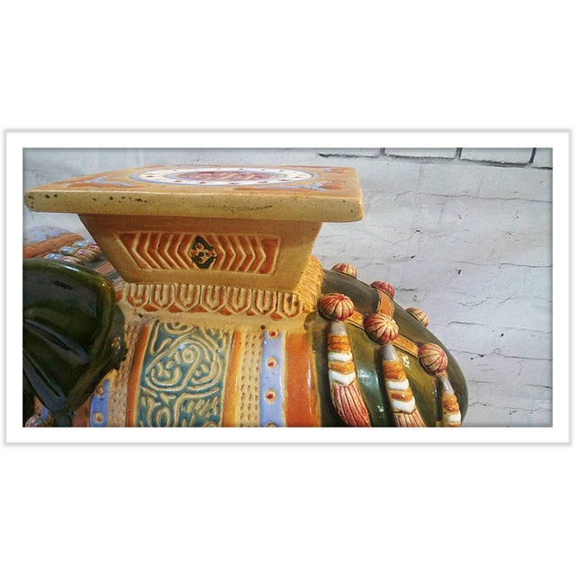 Vintage Vietnamese Porcelain Elephant Garden Stools A Pair Chairish