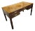 Vintage Burlwood Campaign Style Writing Desk For Sale