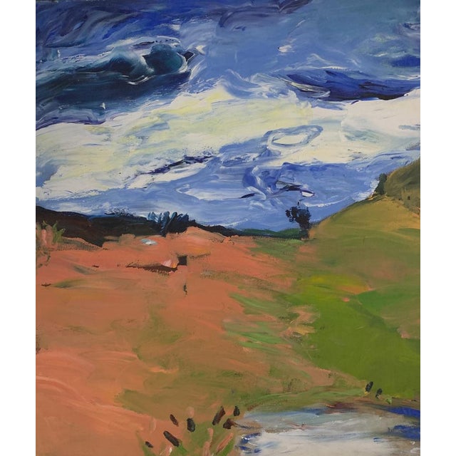 2000 - 2009 Monika Rossa, Landscape, Oil on Canvas, 2000 For Sale - Image 5 of 7