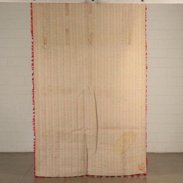 Textile Vintage Monochrome Rug For Sale - Image 7 of 10