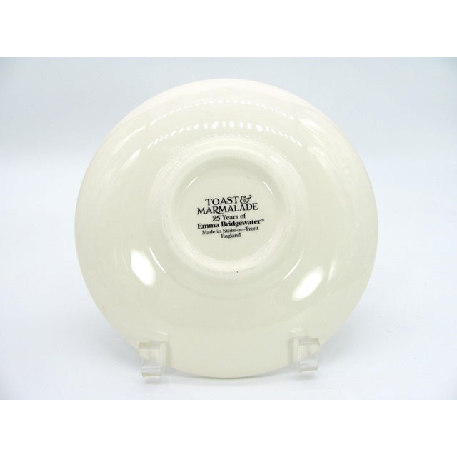 2010 2012 Emma Bridgewater Black Toast & Marmalade Gravy Boat and Underplate - 2 Piece For Sale - Image 9 of 9