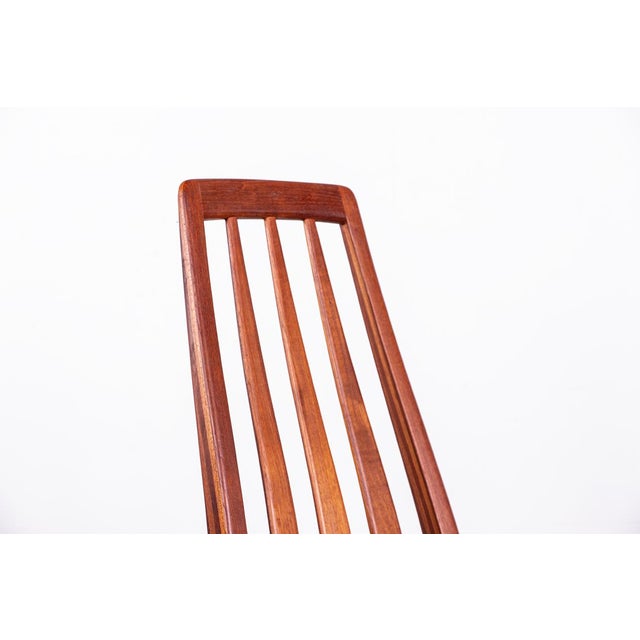 Danish Eva Model Chairs in Teak and Leather by Niels Koefoed for Koefoeds Hornslet, 1960, Set of 6 For Sale - Image 10 of 18