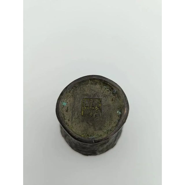 Antique Chinese Bronze Vase For Sale - Image 12 of 13