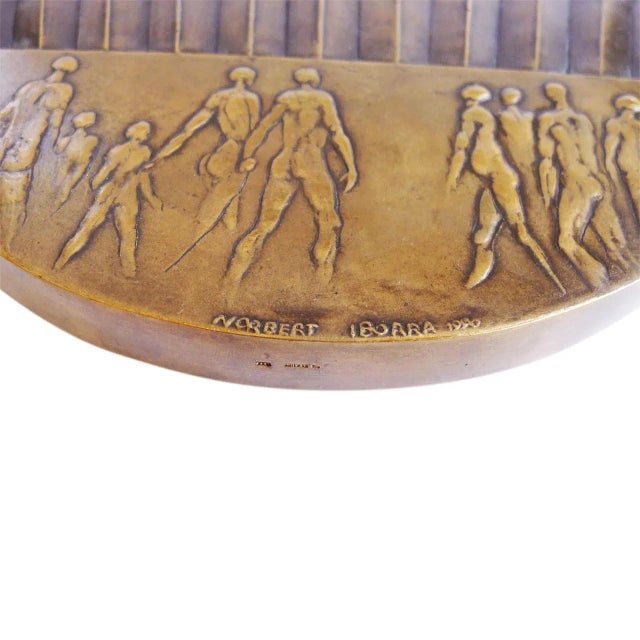 Modern Modernist French Bronze Plaque For Sale - Image 3 of 5