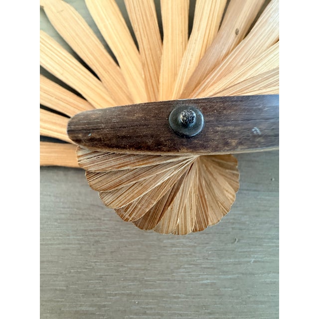 Large Batik Folding Fan For Sale - Image 11 of 13