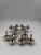 Mid-Century Modern Silver-Plated Taper Holders by Stoff for BMF, West Germany, 1950s, Set of 4 For Sale - Image 9 of 14