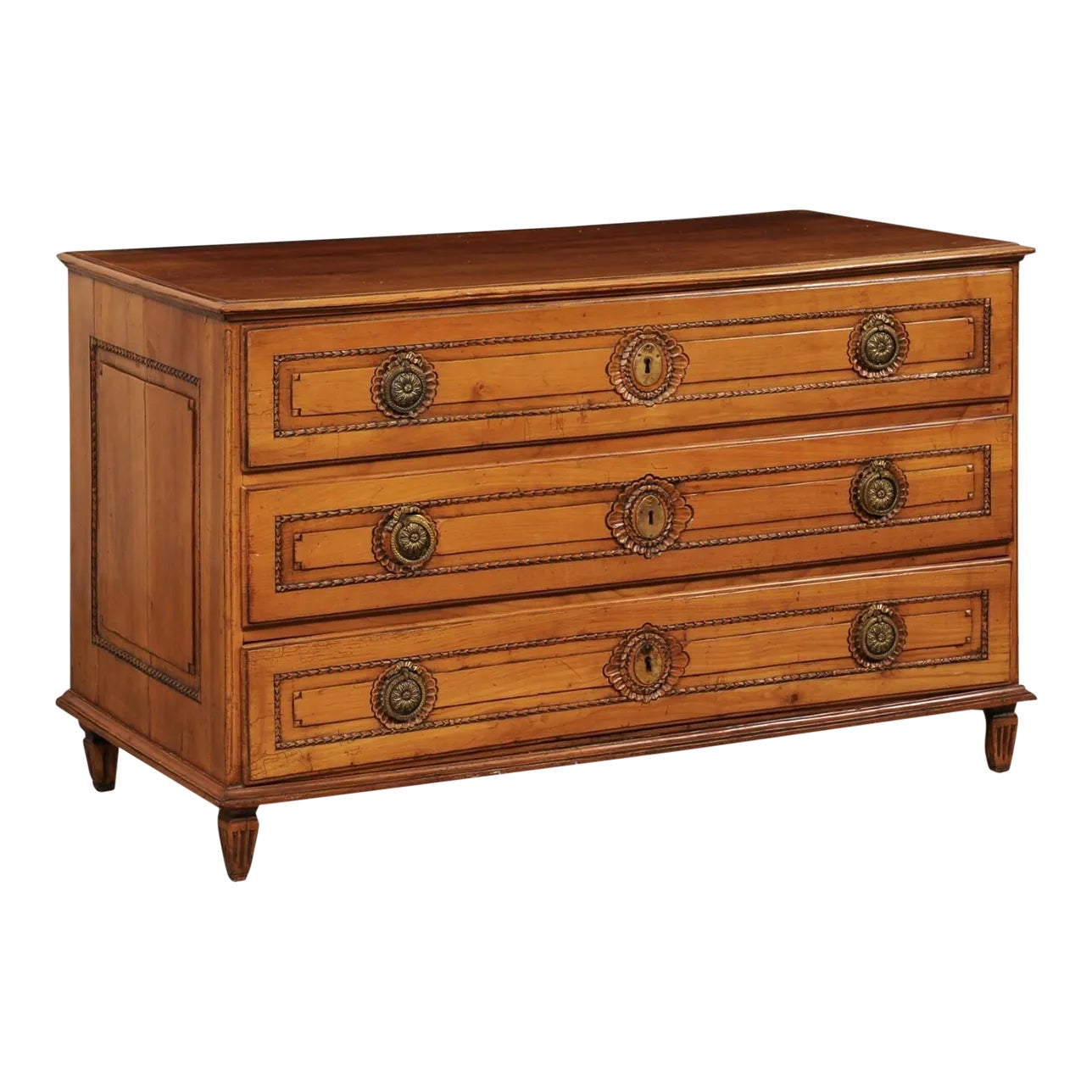18th Century French Commode with Nice Trim Details | Chairish