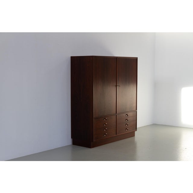 1950s Mid-Century Modern Danish Rosewood Dresser Cabinet by Axel S. Albeck, 1950s For Sale - Image 5 of 18