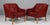 Børge Mogensen lounge chair original upholstered with red leather. Legs of oak. Model 2207, made by Fredericia furniture....
