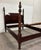 Late 20th Century Antique Full Size American Empire Mahogany Four Poster Bed For Sale - Image 5 of 10