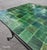Green Extra Large Moroccan Tamegrout Green Mosaic Table — Square Tile Design For Sale - Image 8 of 12
