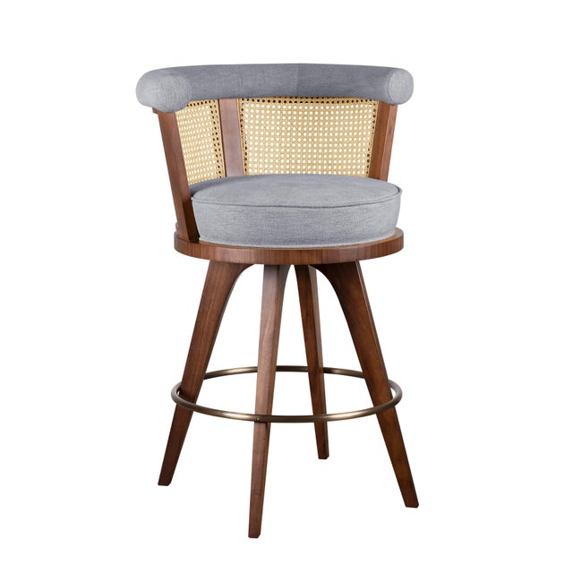 Brown George Bar Chair by Wood Tailors Club For Sale - Image 8 of 9