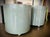 Milo Baughman Vintage Mid Century Glam Era Rolling Side Tables Laminate, Pair For Sale - Image 4 of 14