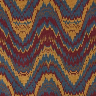 Sample - Schumacher Tauride Epingle Fabric in Jewel For Sale