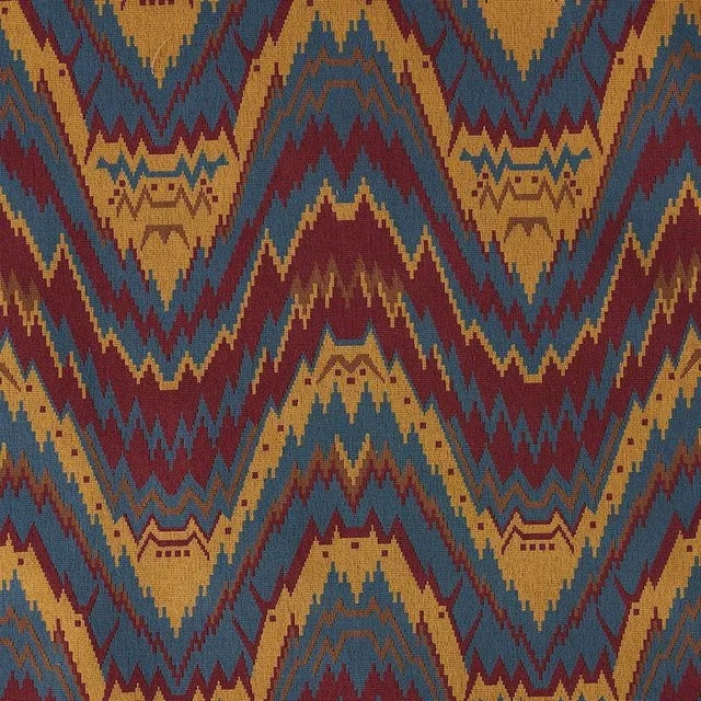 Sample - Schumacher Tauride Epingle Fabric in Jewel For Sale