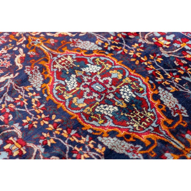 Textile Middle Eastern Hand-Knotted Farmahin Dastjan Sarough Rug For Sale - Image 7 of 14