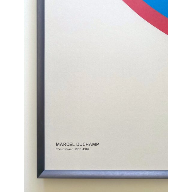 Marcel Duchamp Offset Lithograph Print Large Framed