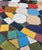 32” Colorful Handcrafted Moroccan Mosaic Table / Patchwork Style For Sale - Image 4 of 7