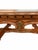Vintage Mediterranean Revival Parquet-Pattern Wood and Smoked Glass Coffee Table For Sale - Image 12 of 18