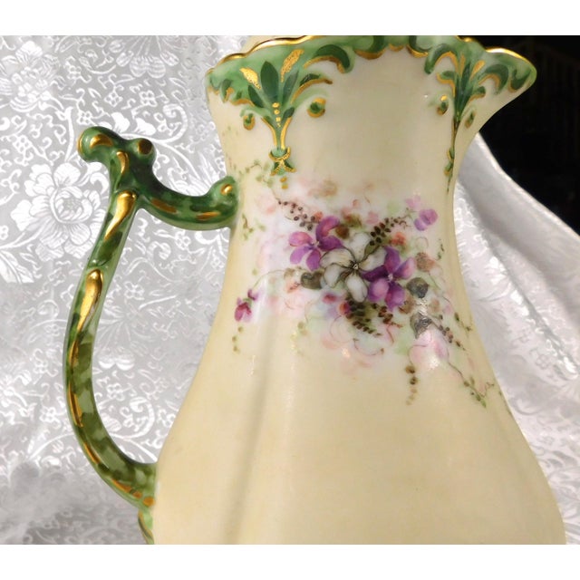 1900s Jean Pouyat Limoges Chocolate Pot For Sale - Image 11 of 13