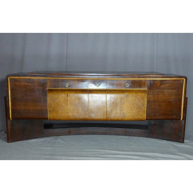 Grand Buffet in Elm by Osvaldo Borsani For Sale - Image 5 of 10