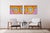 Art Deco 2026, Color Field Painting in Vivid Tones on Watercolor Paper, Triple Loop For Sale - Image 3 of 10