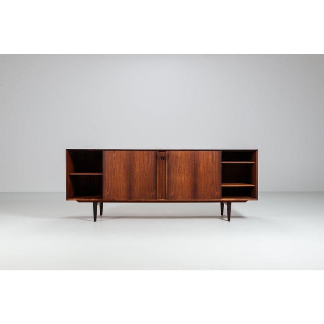 Sideboard in Rosewood attributed to Henry Rosengren Hansen for Brande Møbelindustri, Denmark, 1960s For Sale - Image 6 of 18