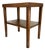 1930 Vintage Boho Chic Art Deco Wood Side Table, 2 Tier. For Sale
