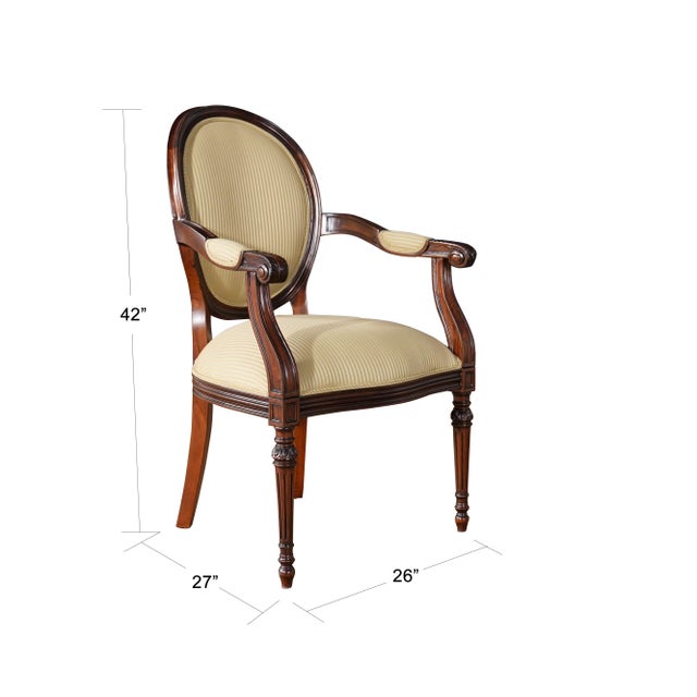 A set of ten Round Back Mahogany Chairs by Niagara Furniture with 2 arm chairs and 8 side chairs. These high quality...