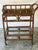 Bamboo 1970's Bar Cart with Removable Tray on Casters For Sale - Image 9 of 12
