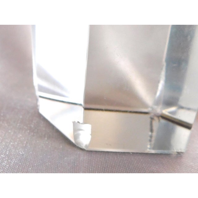 Contemporary 1960s Dark Pink Inside Yellow Art Glass Vase For Sale - Image 3 of 9