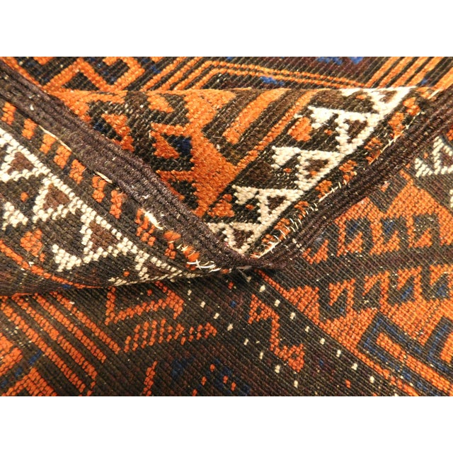 Antique Persian Baluchi Tribal Rug. 3'1"x 5'5" For Sale - Image 13 of 15