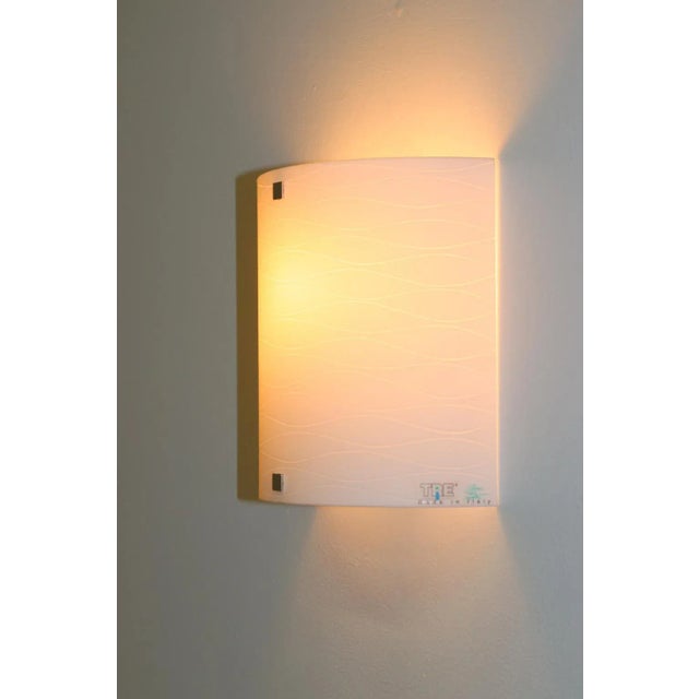 Mid-Century Modern 1990s Modern Murano Glass Wall Lamp For Sale - Image 3 of 9