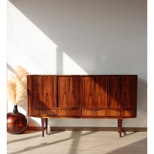 Scandinavian Rosewood Highboard Design by E.W. Bach, 1960s For Sale - Image 6 of 18