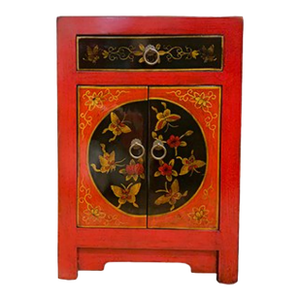1990s' Shanxi Hand Painted Nightstand