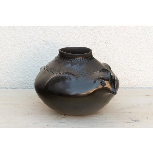 Contemporary Rare Mata Ortiz Bird Effigy Pot For Sale - Image 3 of 9