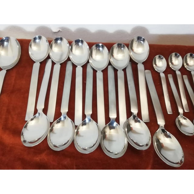 Cutlery Set for 12 by Gio Ponti for Fratelli Calderoni, Italy, 1960s, Set of 54 For Sale - Image 6 of 17