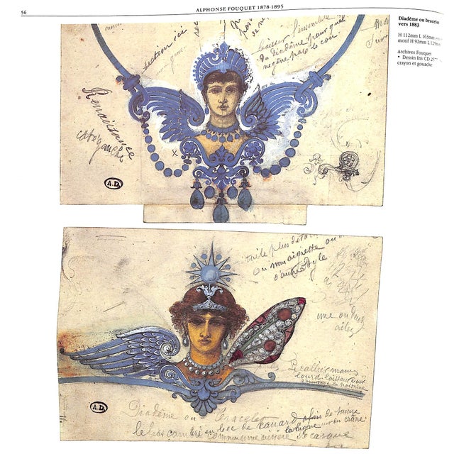 Paper "Les Fouquet: Bijoutiers Joailliers a Paris 1860-1960" 1984 Gary, Marie-Noel De Et Evelyne Posseme For Sale - Image 7 of 11