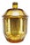 Art Deco Oroplastic Candyer from Moser, Czechoslovakia, 1930s For Sale