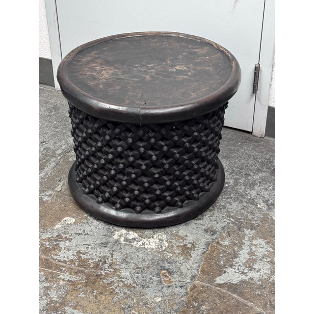 Bamileke King Stool Table For Sale - Image 9 of 12