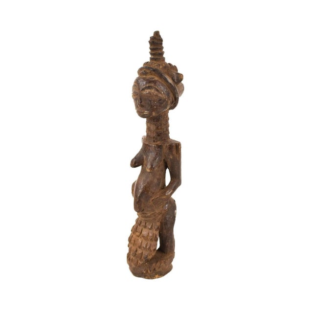 Early 20th Century Luba Hemba Female Miniature Figure 9 Inch For Sale In Denver - Image 6 of 7